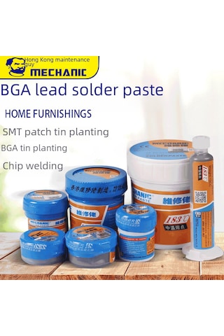 Springsun Tamirci Kurşunlu Lehim Macunu Xg-50 Xgsp80 60g 183 C, Smt Elektronik Devre Tamiri İçin Yüksek Kaliteli Lehim Paste 30/35g, 42/60g Seçenekleri