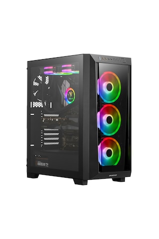 Gamdias Talos M1 Elite 750W 80+ Bronze ARGB Tempered Glass Gaming Kasa