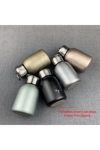 Maoyaya Öğrenciler İçin Şık Termos, 304 Paslanmaz Çelik, 300ml Yeşil Yeşil Yeşil