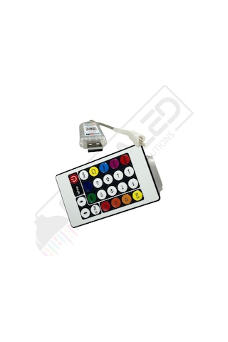 Ws2812b Bluetooth Kontrollü + Kumandalı Pixel Led Kontrol Kumandası 5v