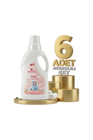 Worldchem Bebek Detarjanı Sıvı 6x1 Lt