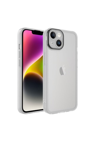 Apple Uyumlu iPhone 14 Plus Kamera Korumalı Transparan Zore Post Kapak