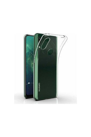Huawei P Smart Z Kılıf Şeffaf İnce Ve Esnek Süper Silikon Kılıf Renksiz