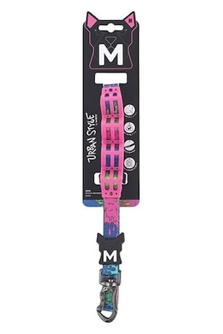 M-pets Urban Style Lava Köpekler İçin Şok Emici Gezdirme Kayışı Medium 2x120 Cm 244-58054.01 Çok Renkli