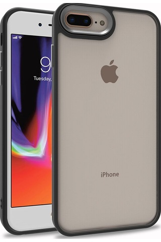 Apple Uyumlu iPhone 7 Plus Kılıf Zore Flora Kapak Mavi
