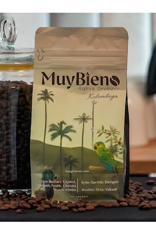 MuyBieno Kolombiya Medellin Supremo Öğütülmüş Filtre Kahve 250 G