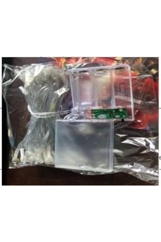 5m 30 Led Gün Işığı 2 Kademeli Şeffaf Kablo Çok Renkli