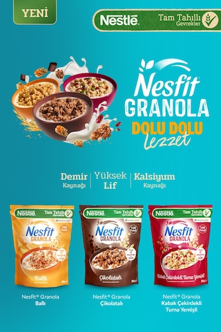 Nesfit Granola 300 Gr 3 Lü Karma Paket