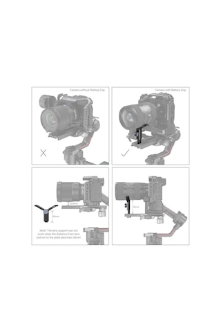 Smallrig 2850 Djı Rs 2 İçin Genişletilmiş Lens Desteği