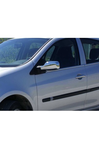 Renault Clio Ayna Kapağı Set - Krom 2006-2010 Arası, Hb/sw