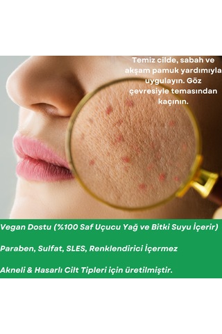 Antı-acne Toner Çay Ağacı Ve Palmarosa Özlü Cilt Bakım Suyu