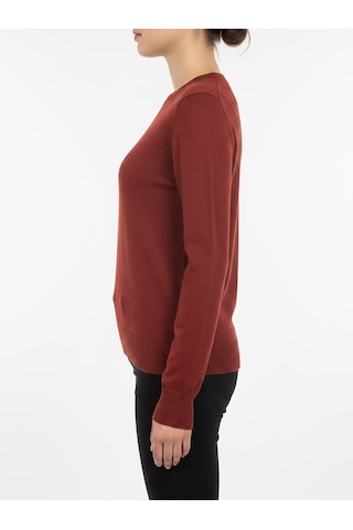 Sisley Kaşmir Karışımlı Regular Fit Kazak Kadın Koyu Kırmızı Kazak - 325a102hm100f