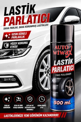 500ml Aerosol Lastik Parlatıcı Sprey