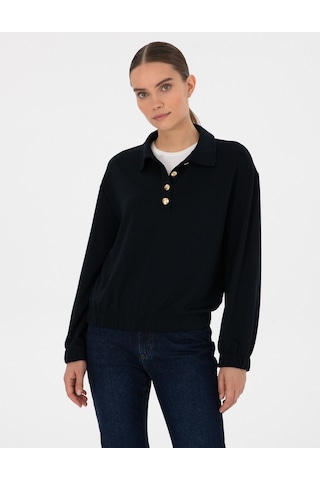 Pierre Cardin Kadın Lacivert Sweatshirt 50309070-vr033 Lacivert