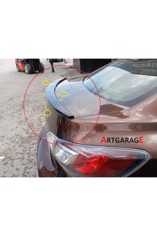 Mazda 3 Sedan Boyasız Spoiler 2009-2013 -fiberglass