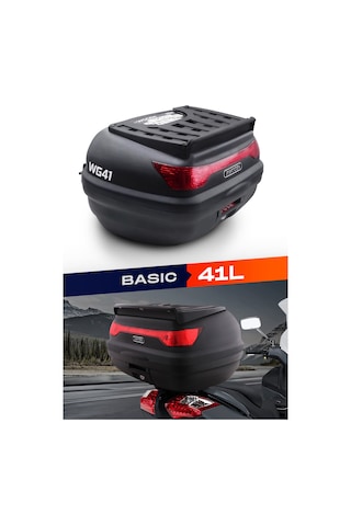 Wogen Wg41 Basic Arka Çanta 41 Litre Siyah + Karbon Dizlik Hedi Siyah