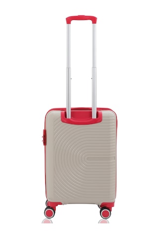 Mçs Polipropilen Valiz V374 55 Cm S21yy100000655 00422 Kemik/kırmızı