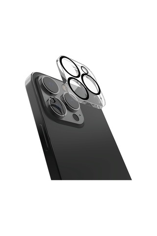 İphone Uyumlu 16 Pro Max Raptic Glass Serisi Kamera Lens Koruyucu Şeffaf