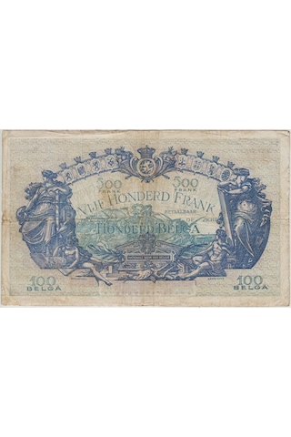 Belçika 500 Frank 1934 Temiz+
