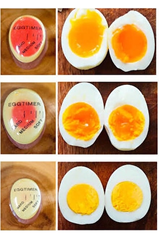 Dublör Yumurta Zamanlayıcı Egg Timer Pişirme Haşlama Süresi Aparatı Zamanlayıcı Silikon