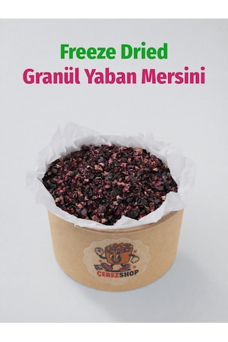 Freeze Dried Yaban Mersini Dondurularak Kurutululmuş Granül 85 Gr 80 G