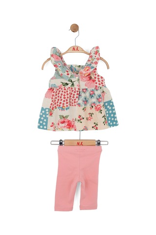 Nk Kids Kız Bebek Joy Takım Nk-11600-y Ekru Pudra