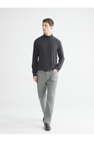 Lcwaıkıkı Classic Antrasit Dik Yaka Erkek Sweatshirt
