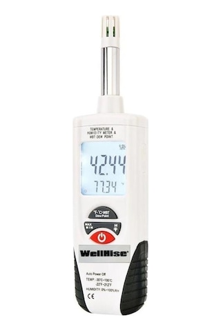 Wellhise Ht-350 Sıcaklık Ve Nem Ölçer Profesyonel Ölçümler Wl-017