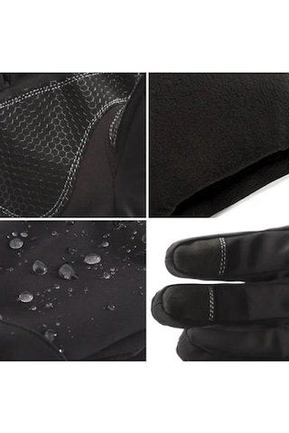 Single Sword Softshell Soğuk, Rüzgar Ve Su Geçirmez Touch Uyumlu , Motorcu Ve Koruyucu Eldiven