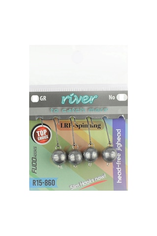 River Mafsallı Hareketli 3 Gr 4lü Jig Head - Standart
