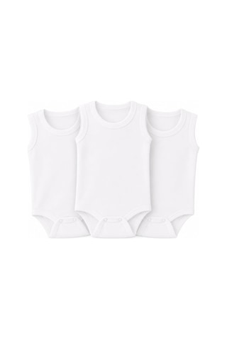 Ayağıma Getir 3'lü Bebek Atlet Body Zıbın Çıtçıtlı 100% Pamuk Çok Renkli