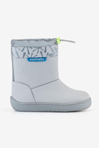 Hopfrög Rain Boots Süper Mat Havalı Gri Suya Ve Soğuğa Dayanıklı Barefoot Çocuk Botu Gri
