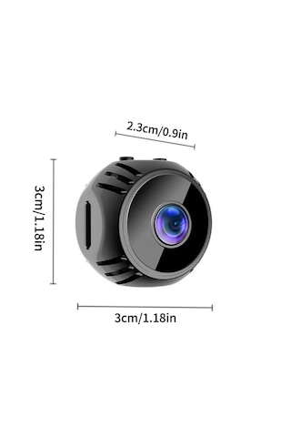 İdragon İ-cam Mini Wifi Güvenlik Kamerası 1080p Full Hd, 140 Geniş Açı, Gece Görüşlü, Mobil Uygulama İle Uzaktan İzleme, Tf Kart Destekli Ip Kamera