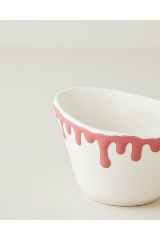 Almond Flow Seramik 3'lü Cup - Dondurma Kasesi 195 Ml Renkli