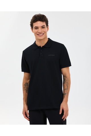 Skechers M Short Sleeve Polo Erkek Siyah Polo Yaka Tshirt S211800-3817