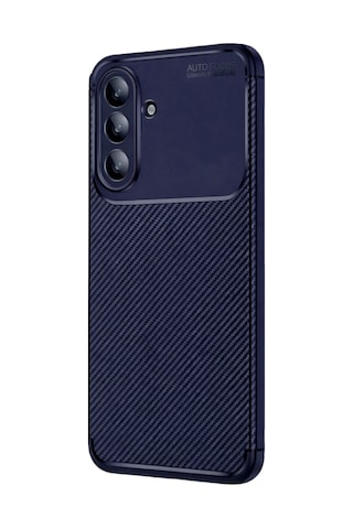 Samsung Galaxy Uyumlu A27 5g Kılıf Karbon Silikon Case Lacivert