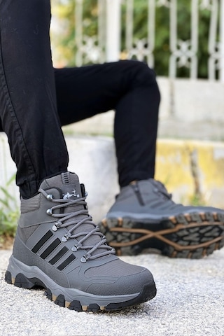 Big King Füme Çizgili Kauçuk Unisex Trekking Bot (508855835)