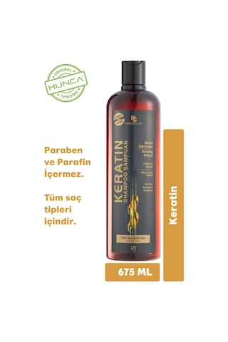 Hunca Care Keratin Şampuan 675 ML