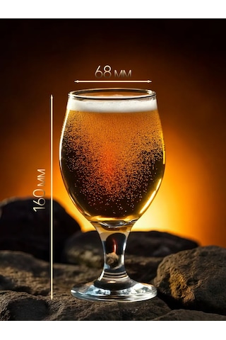 Pasabahce Bira İçin 400 Ml Cam Kadeh Seti Hediy 345789483 Beyaz