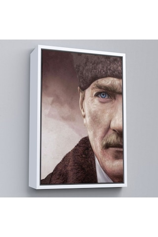 Çerçeveli Mustafa Kemal Atatürk Dekoratif Duvar Tablosu -6166