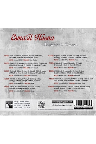 Esma'ül Hüsna- Mehmet Diker Cd