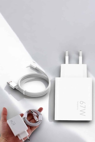 Şarj Aleti 67w Hızlı Şarj Turbo Type-c Uyumlu Şarj Adaptörü Kablosu 39990978