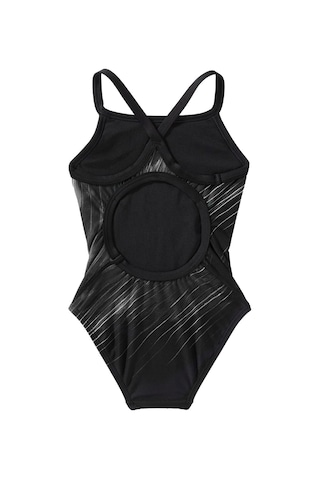 Tyr Durafast Elite Girl's Diamondfit Swimsuit - Cycloid Siyah-Gri