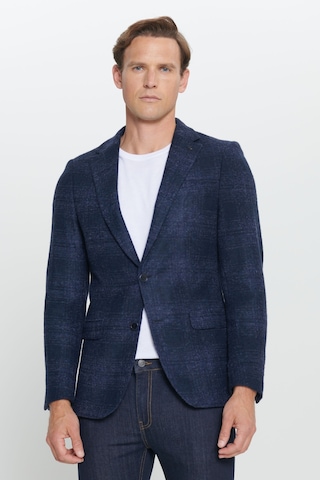 AC&Co / Altınyıldız Classics Erkek Lacı Slim Fit Dar Kesim Mono Yaka Yünlü Ceket Lacı