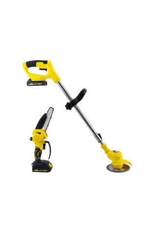 Dawreek Yellow21 İkili Tırpan Seti Şarjlı Tırpan + Testere