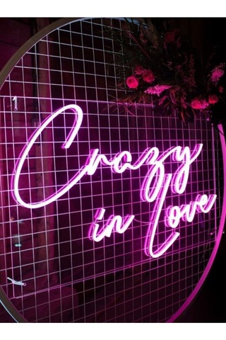 Crazy In Neon Led Işık Gece Lambası Renkli