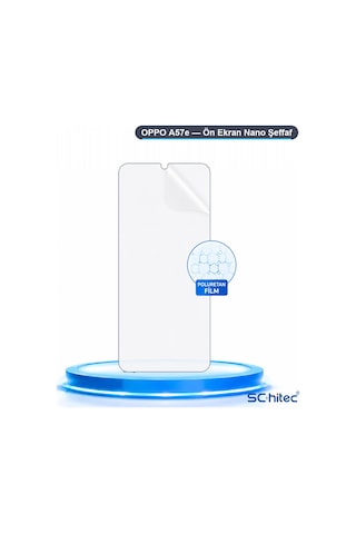 Oppo A57e Uyumlu Ön Yüzey Nano Şeffaf Hidrojel Ekran Koruyucu 62012695