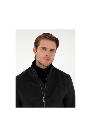 Pierre Cardin Erkek Mont %52 Yün Kapüşonsuz Ve Düz Desen 2039525 Antrasit