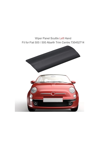 Youtek Fiat 500/500 Abarth Sol Silecek Kolu Kapaklığı - Yeni  Kalite Plastik Montajlı Siyah