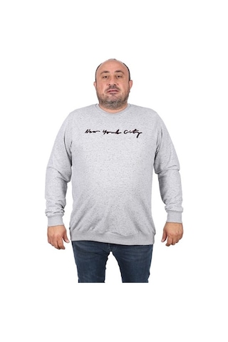 Starbattal Büyük Beden Sweat New York Cıty 22704-2095